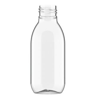 250ml Amber PET Cosmo Sirop, 28/410 Neck